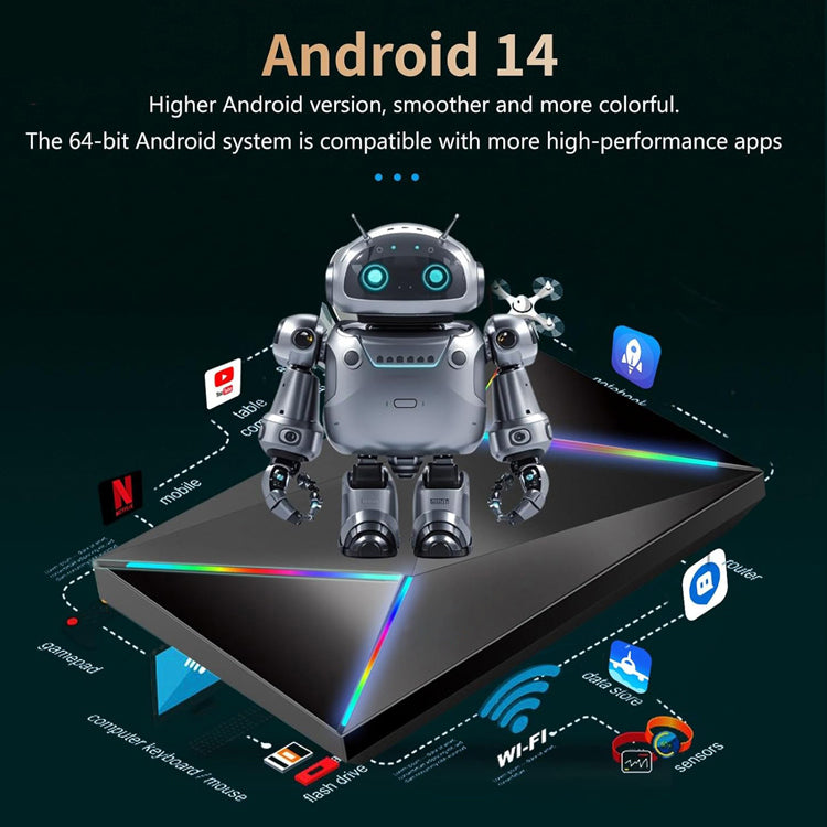 TCL TV BOX  R69 plus smart  Streaming Box For TV  8K/4k HDR-Android 14.0 30 Day Money-Back  Guarantee